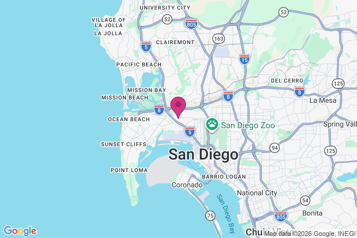 Old Town San Diego map