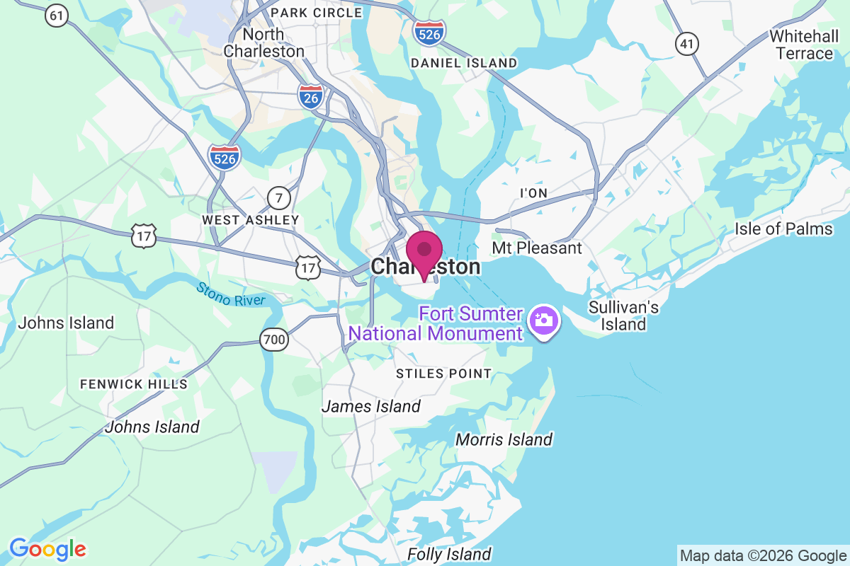 Charleston map