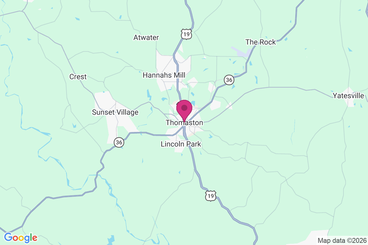 Thomaston map