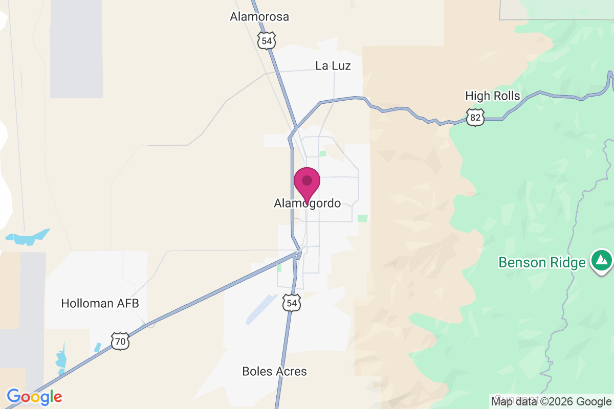 Alamogordo map