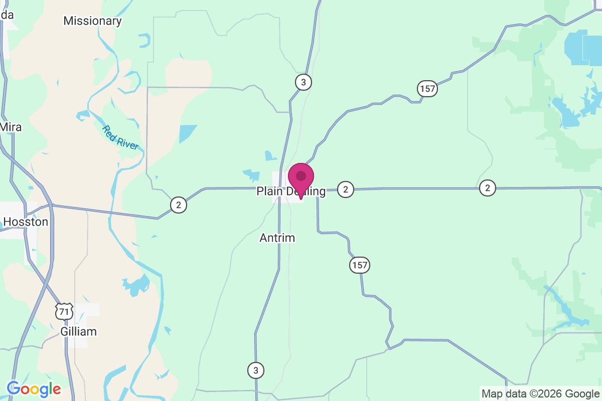 Plain Dealing map