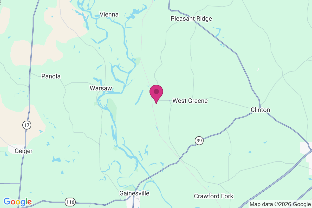 New West Greene map