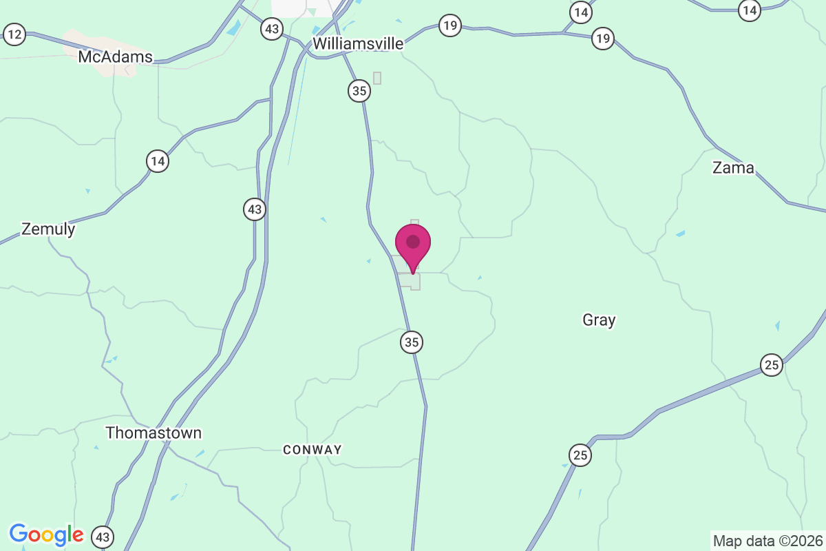 Dossville map