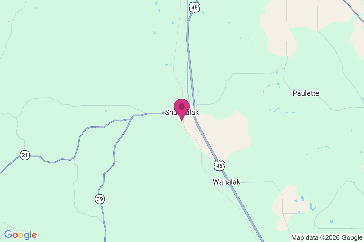 Shuqualak map