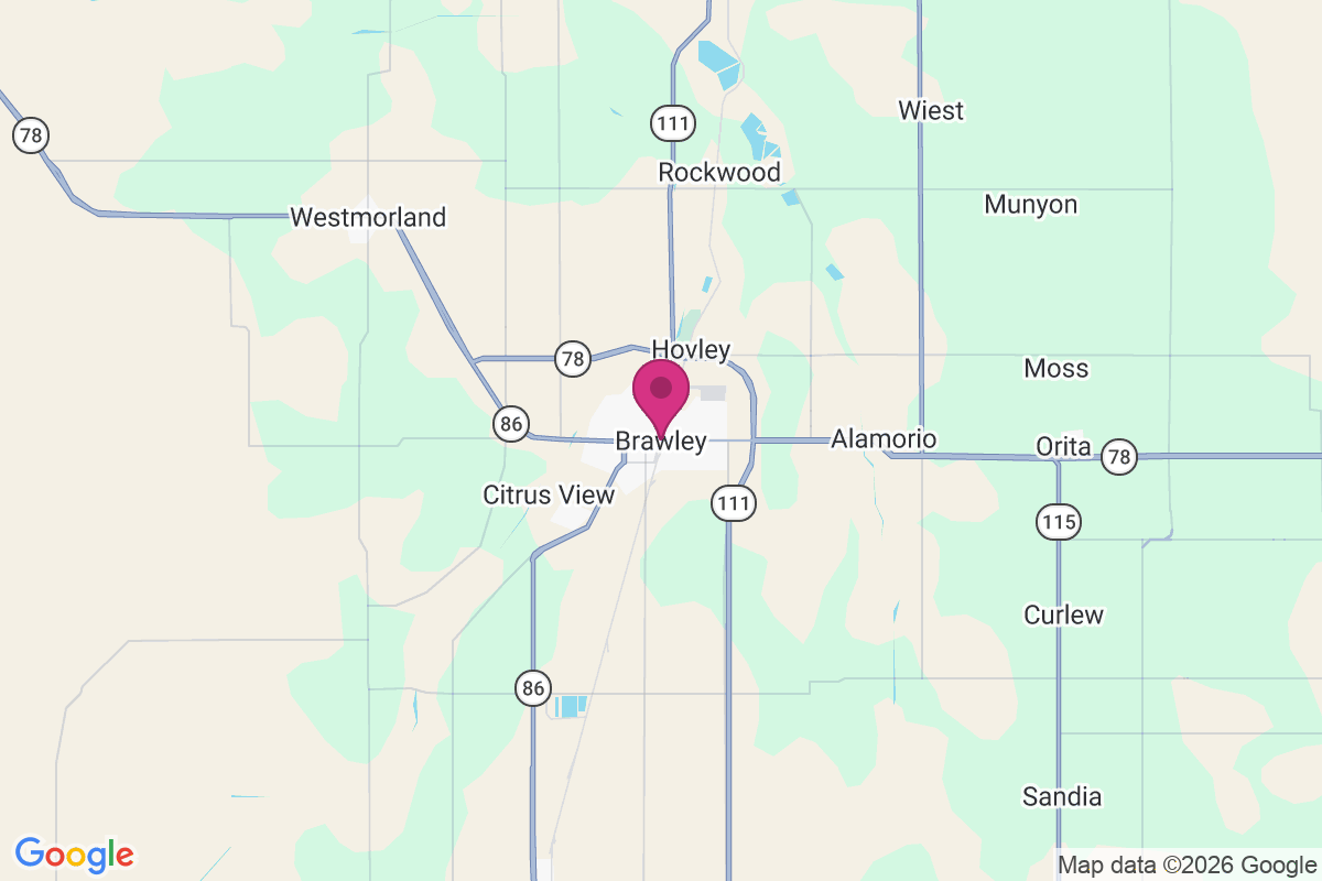 Brawley map