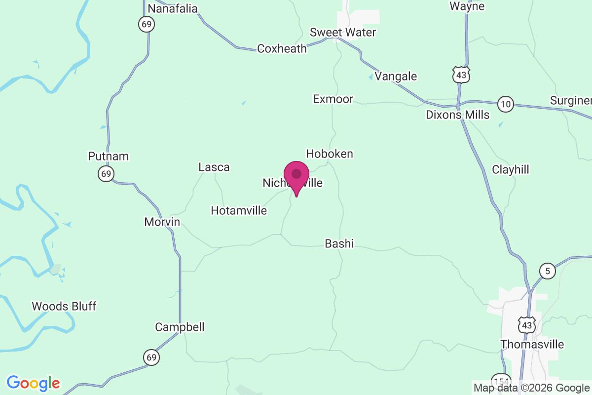 Nicholsville map