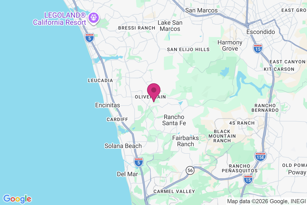 Olivenhain map
