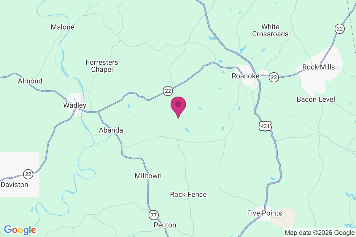 Pooles Crossroad map