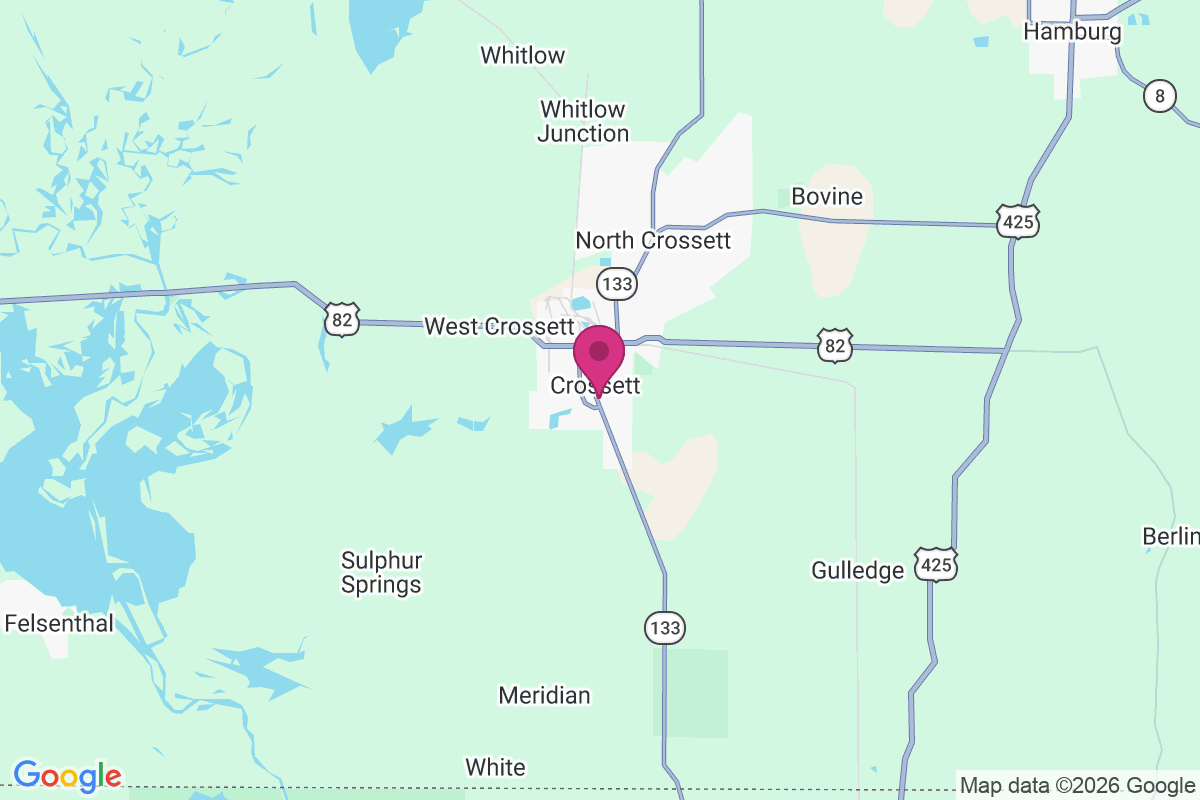 Crossett map