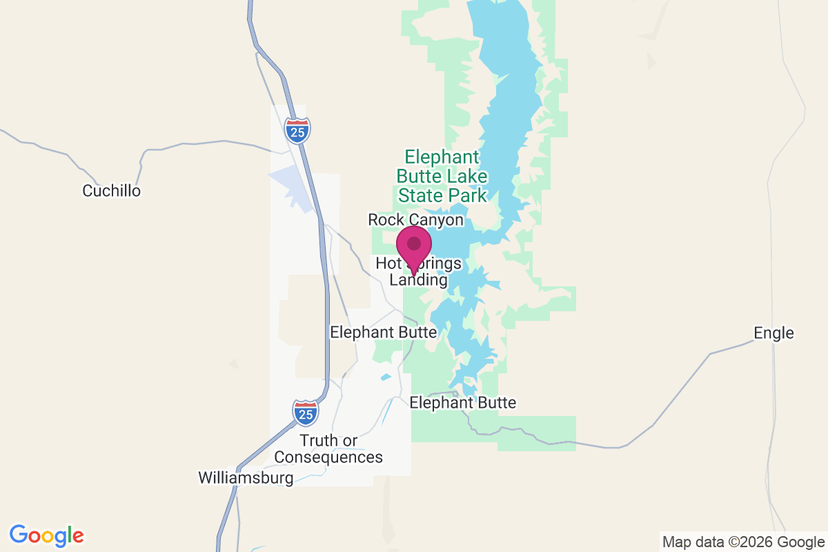 Hot Springs Landing map