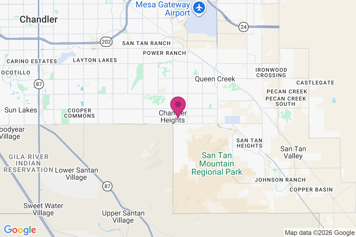 Chandler Heights map