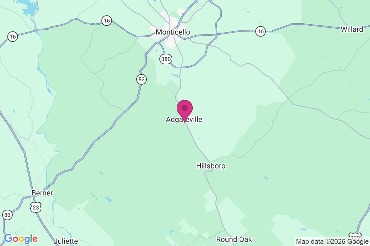 Adgateville map