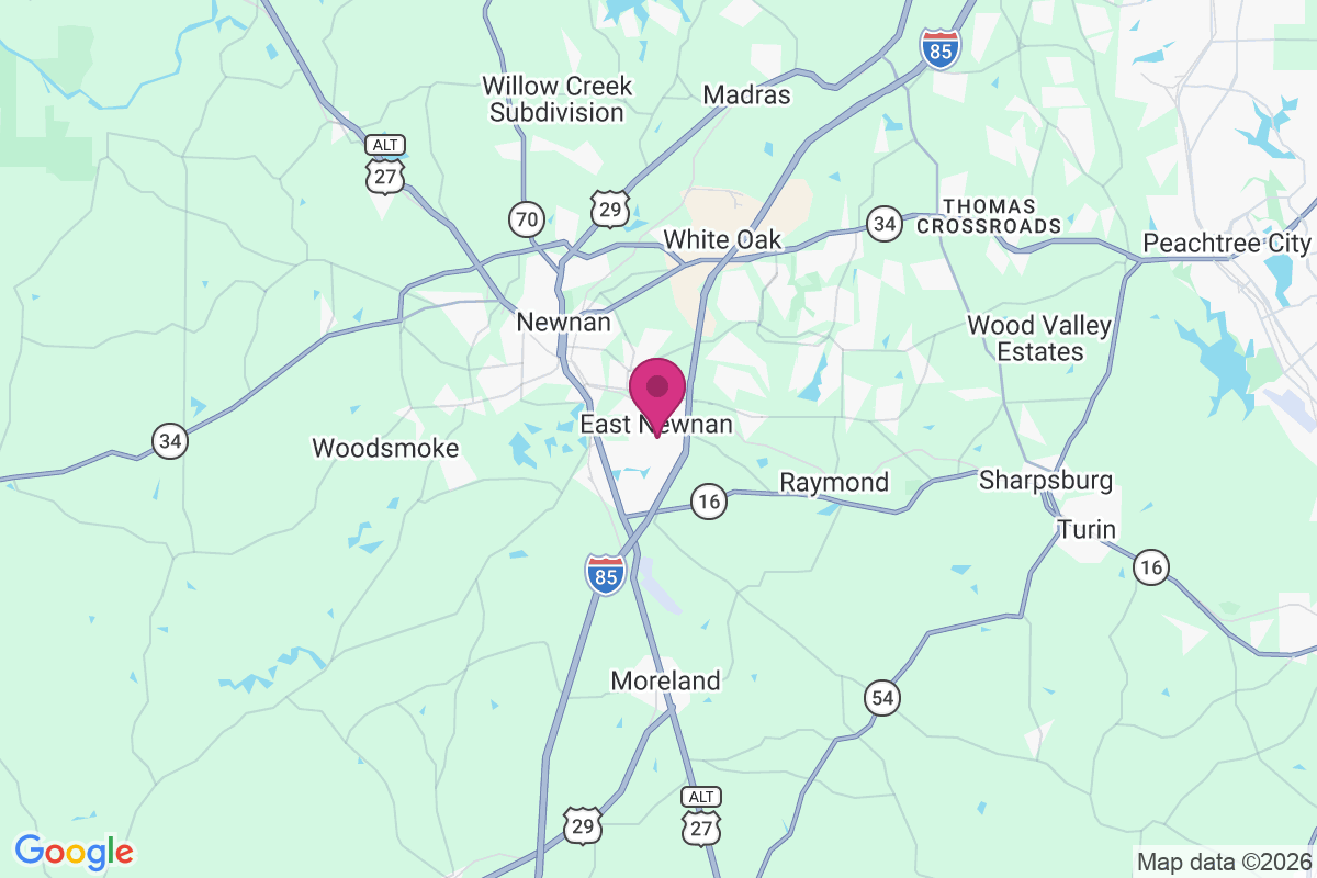 East Newnan map