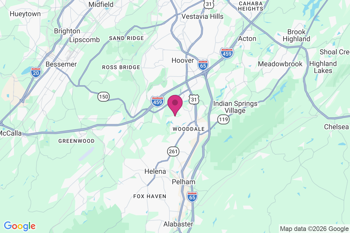 Cahaba River Estates map