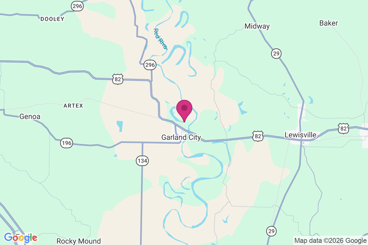 Garland City map