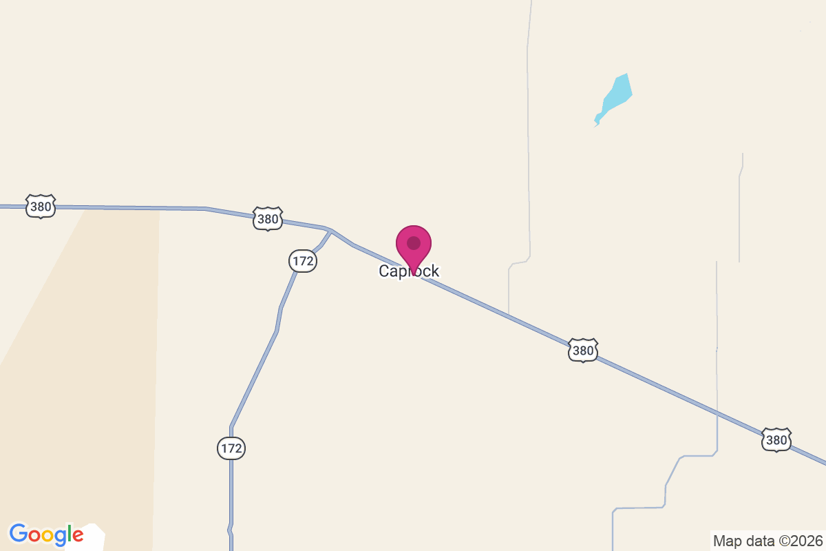 Caprock map