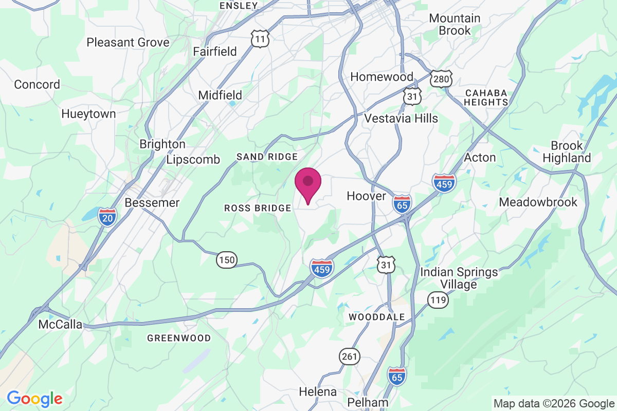 Bluff Park map