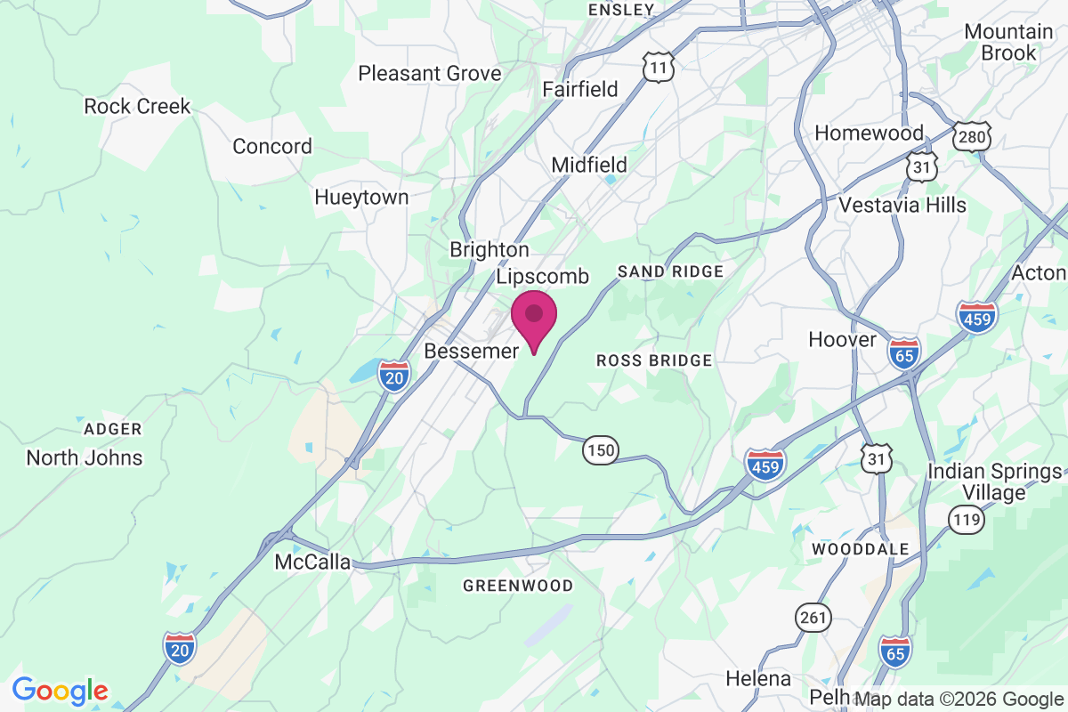 Bessemer Homestead map