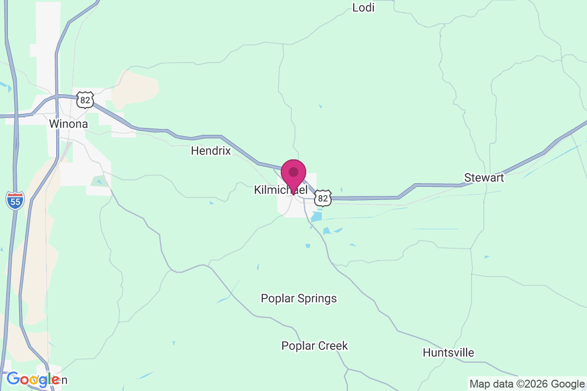 Kilmichael map