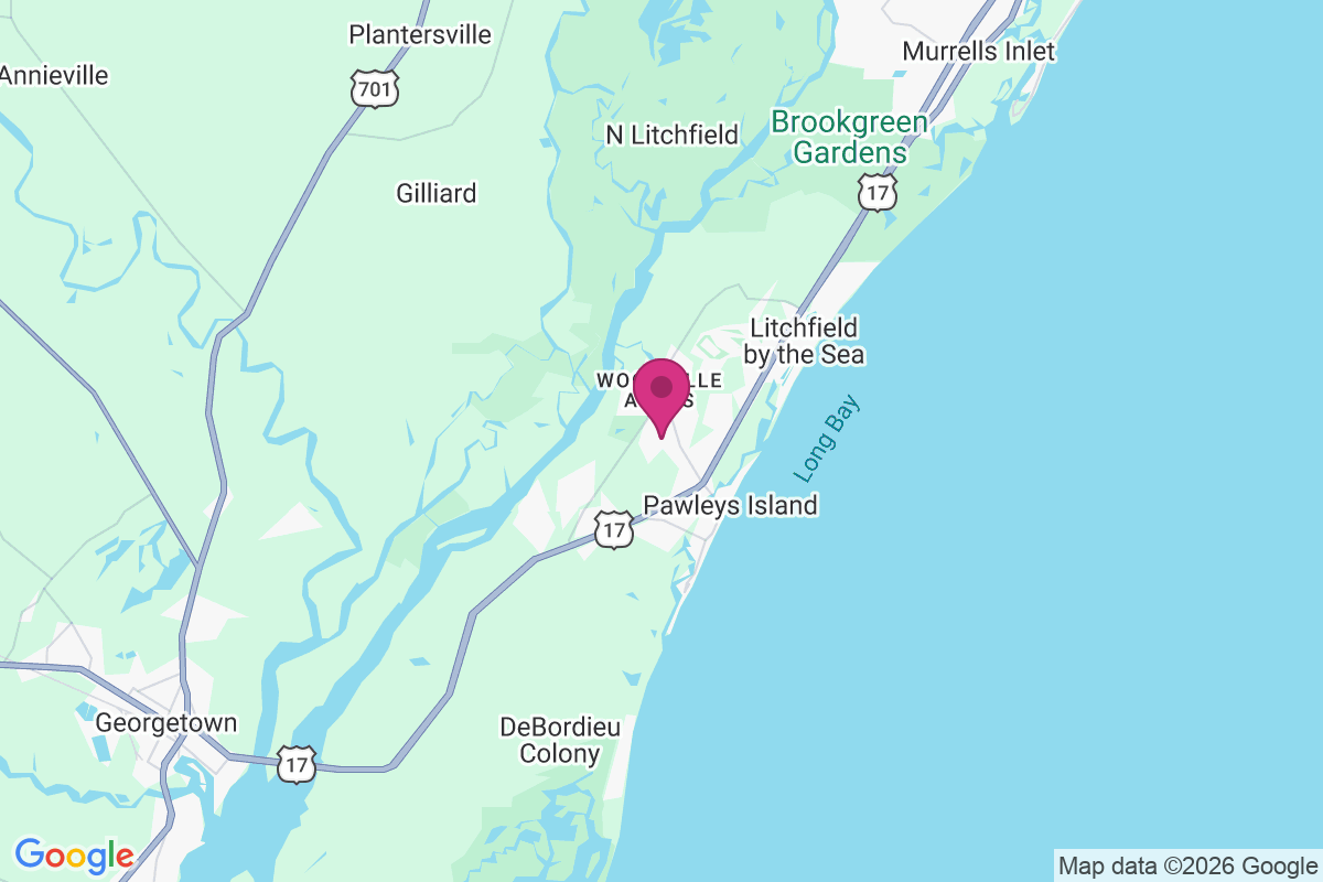 Pawleys Retreat map