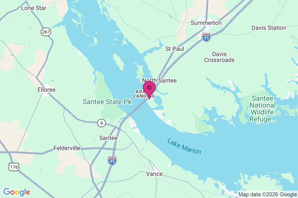 Adams Landing map