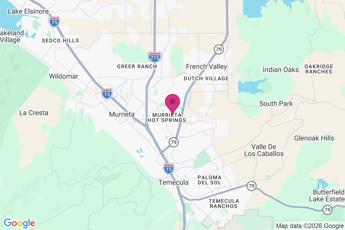 Murrieta Hot Springs map