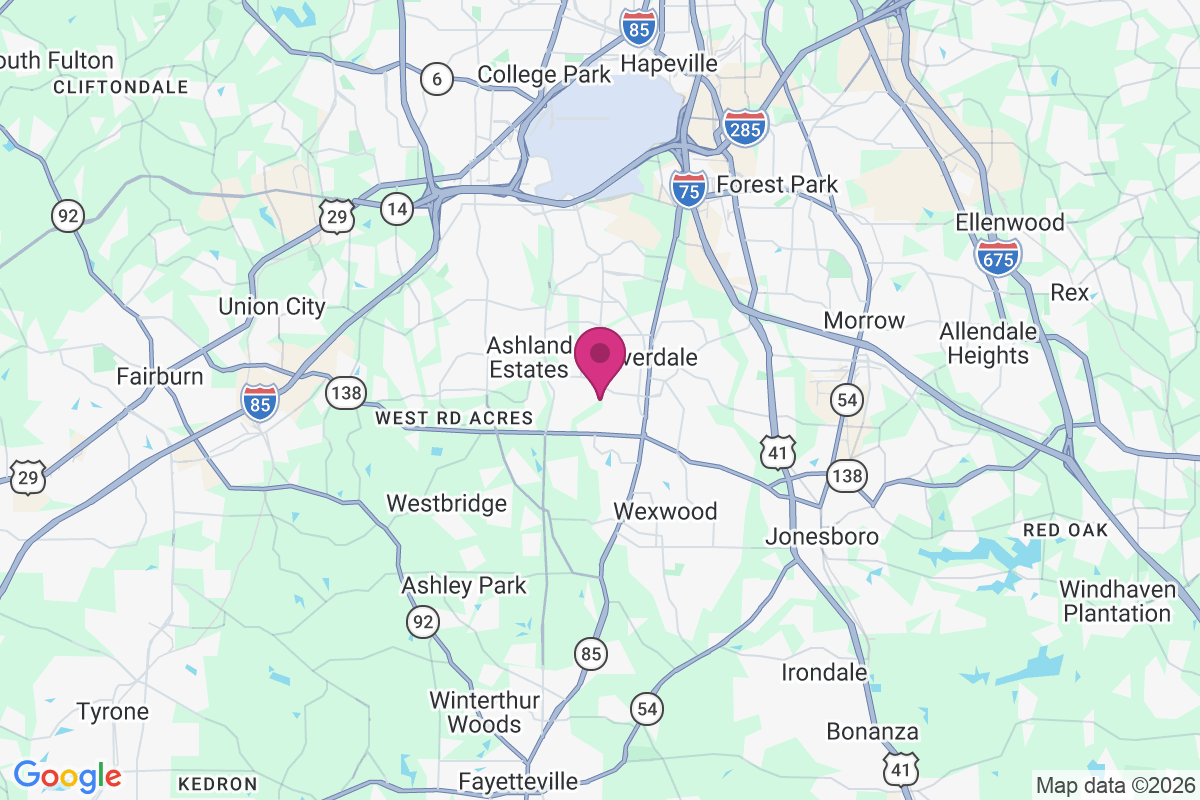 Camp Creek Estates map