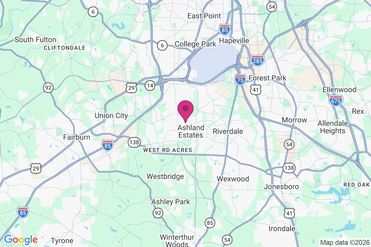 Flat Shoals Estates map