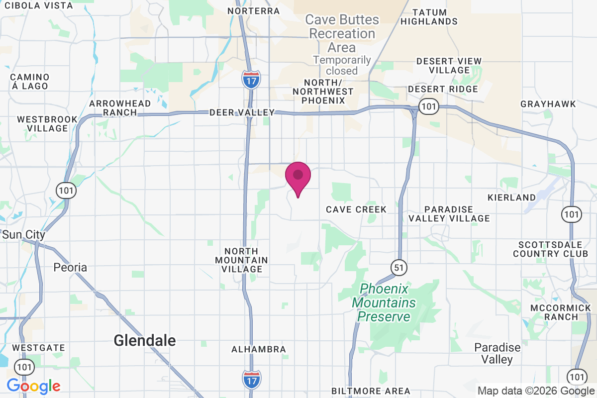 Sunset North map
