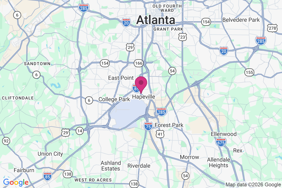 Hapeville map