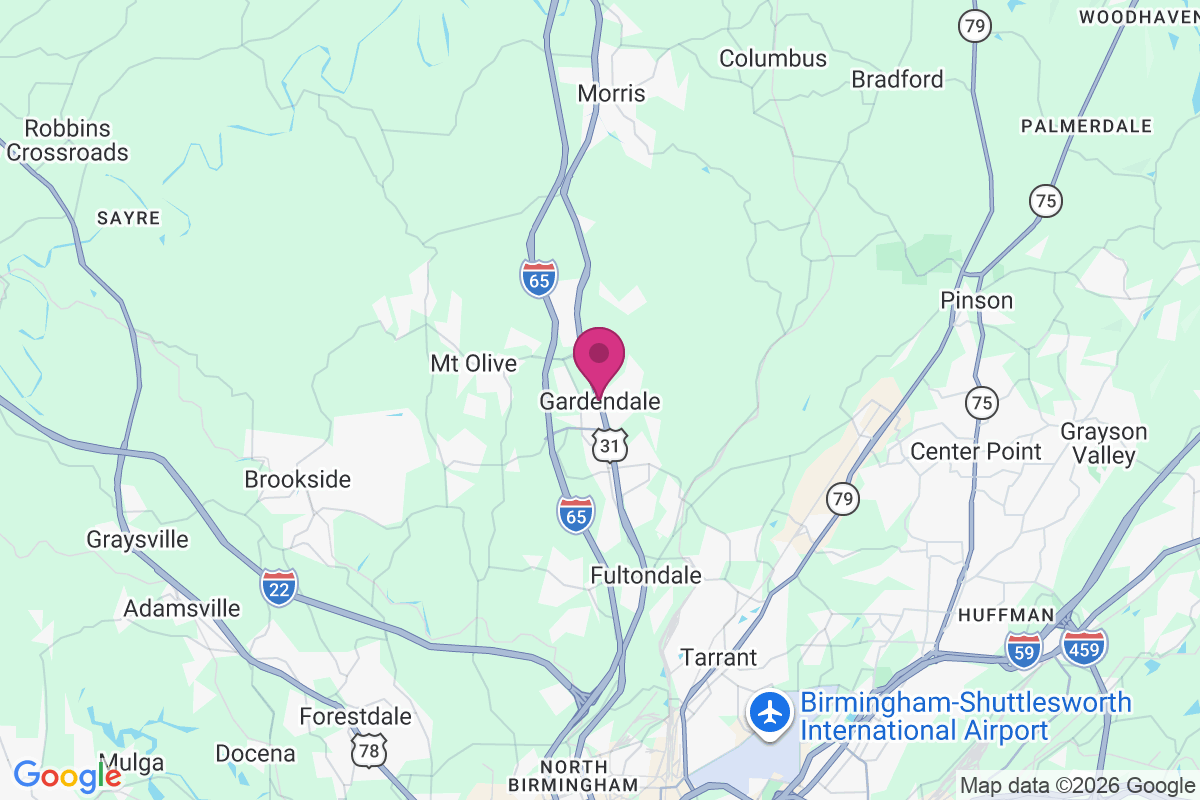 Gardendale map