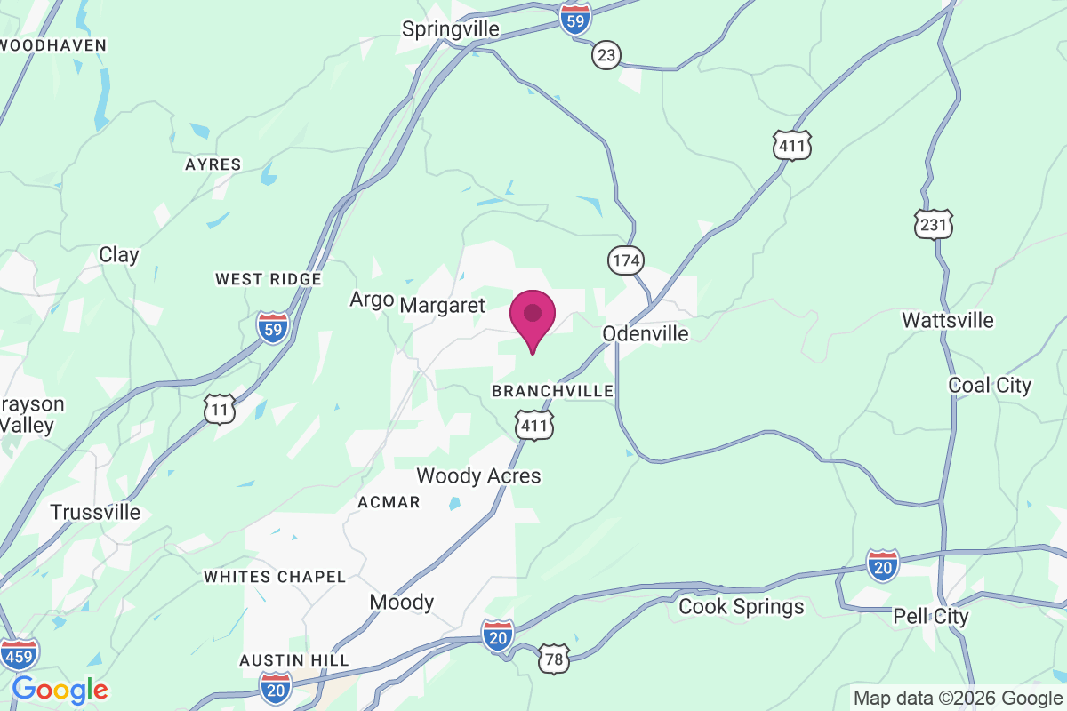 Copper Springs map