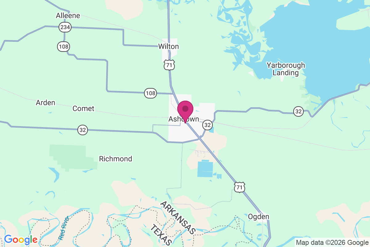 Ashdown map