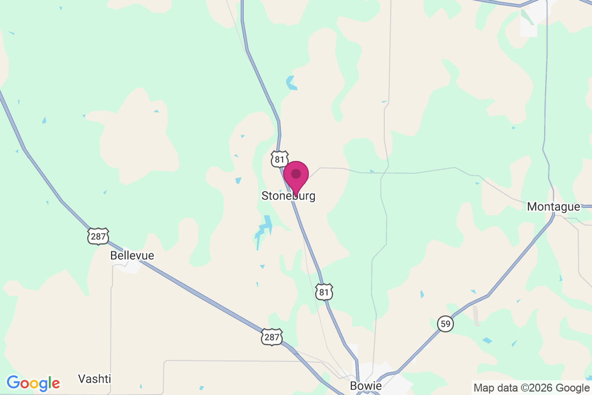 Stoneburg map