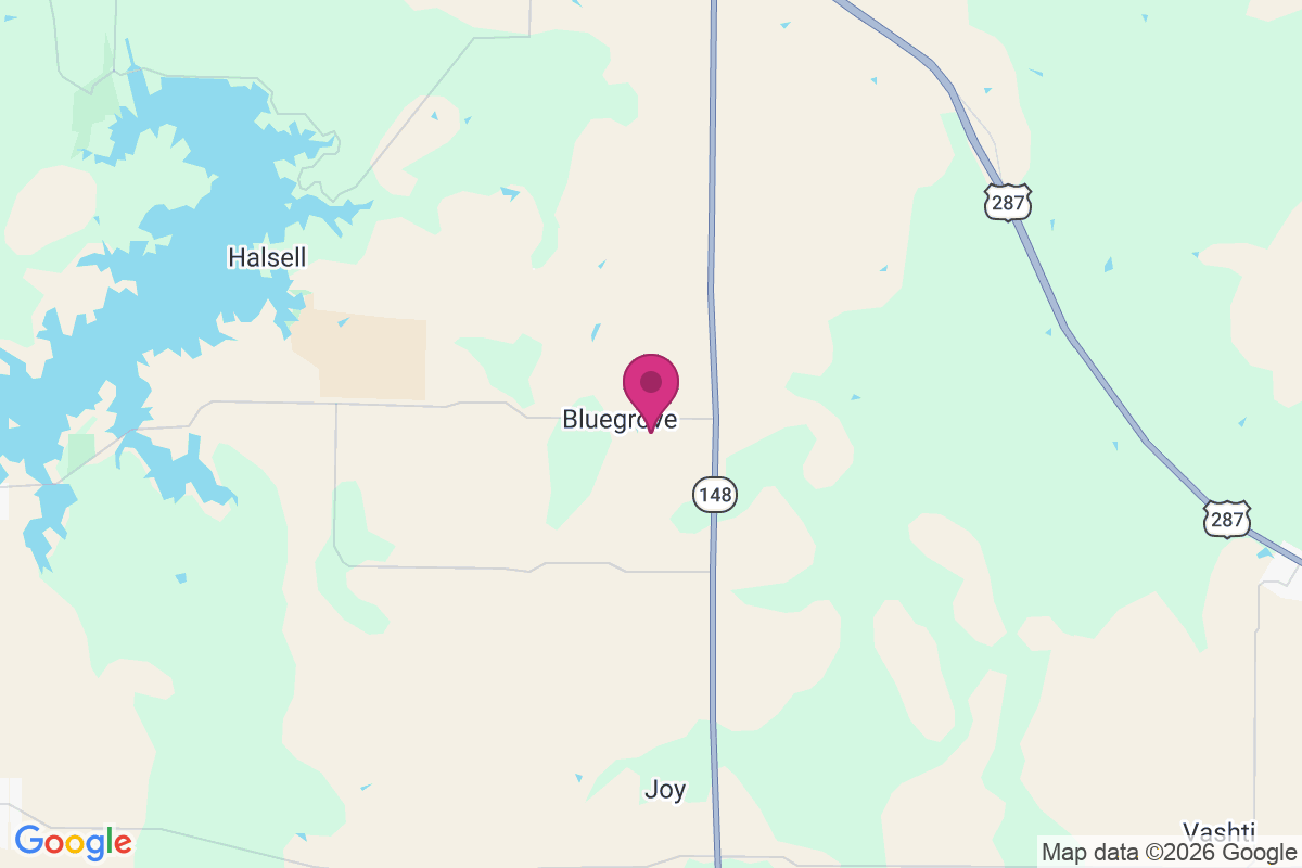 Bluegrove map