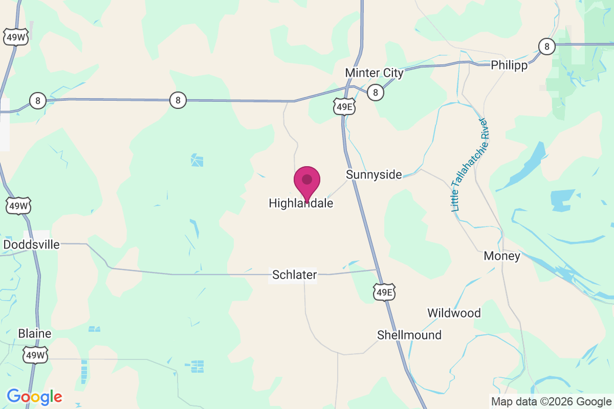 Highlandale map
