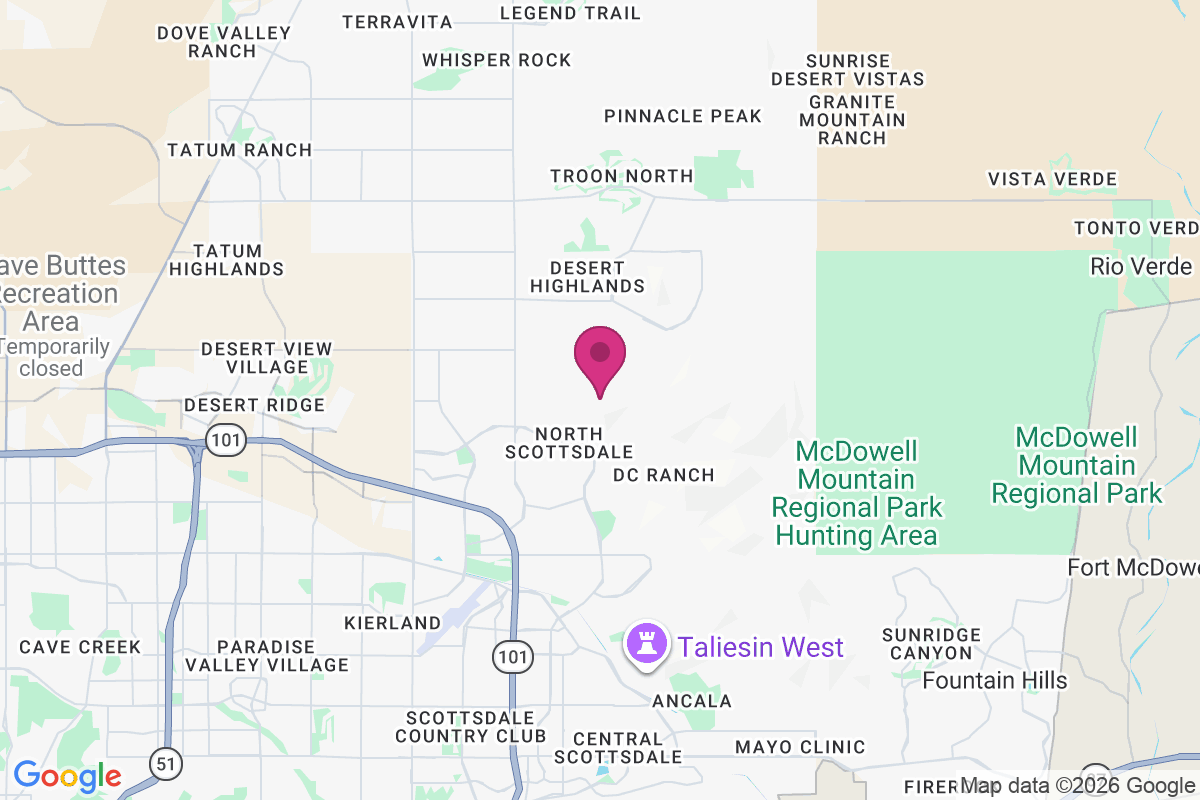 Scottsdale map