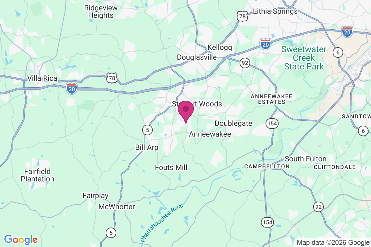 Bent Pine map