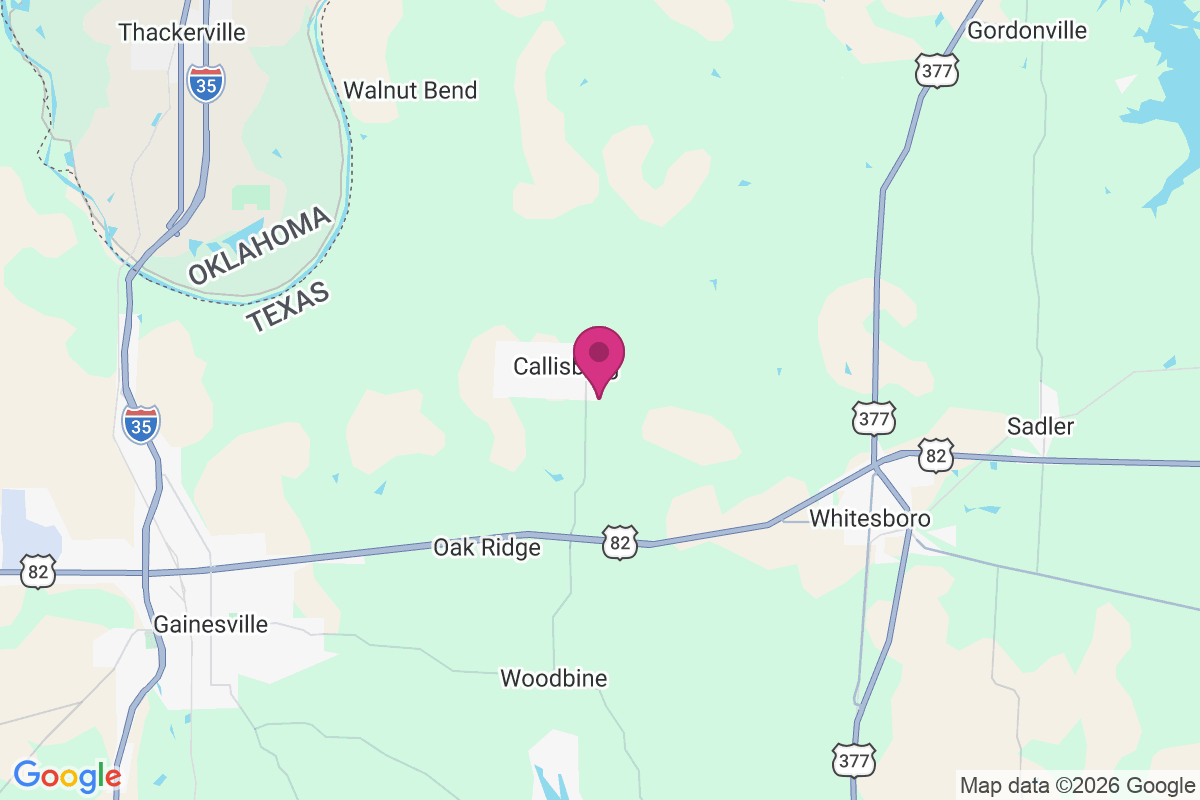 Callisburg map