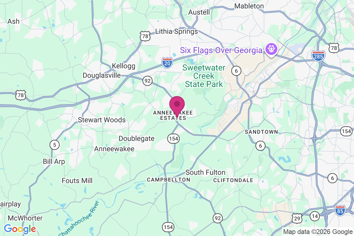 Anneewakee Estates map