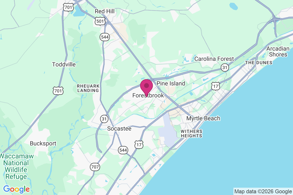 Villa Woods map