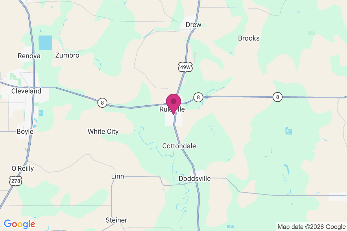 Ruleville map
