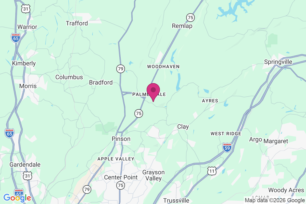 Palmerdale map