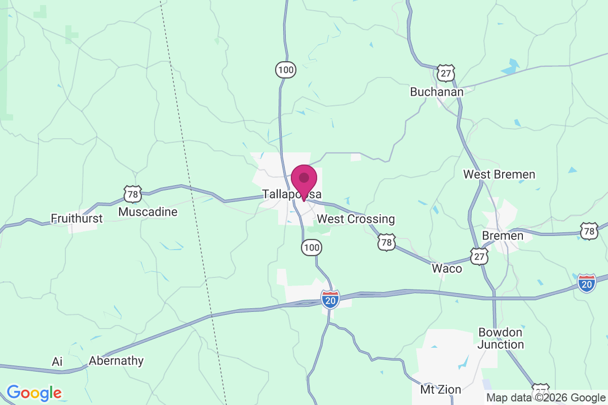 Tallapoosa map