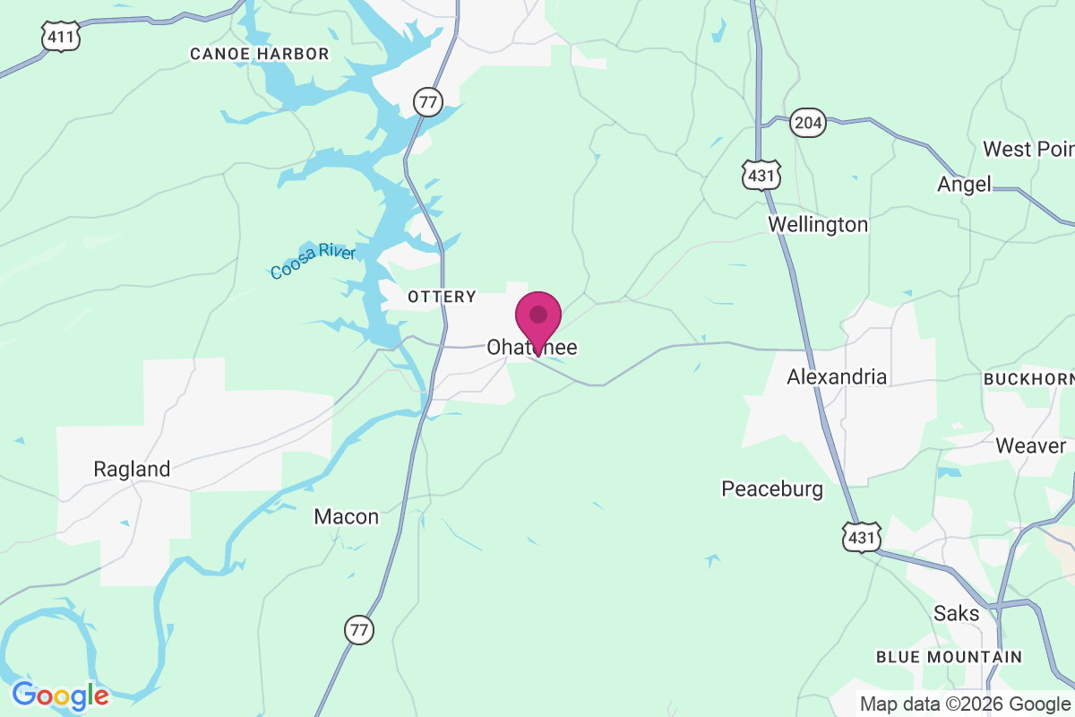 Ohatchee map