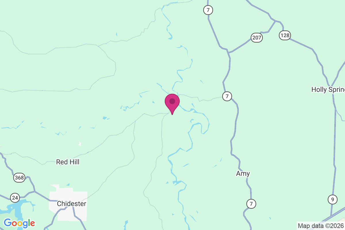 Tates Bluff map