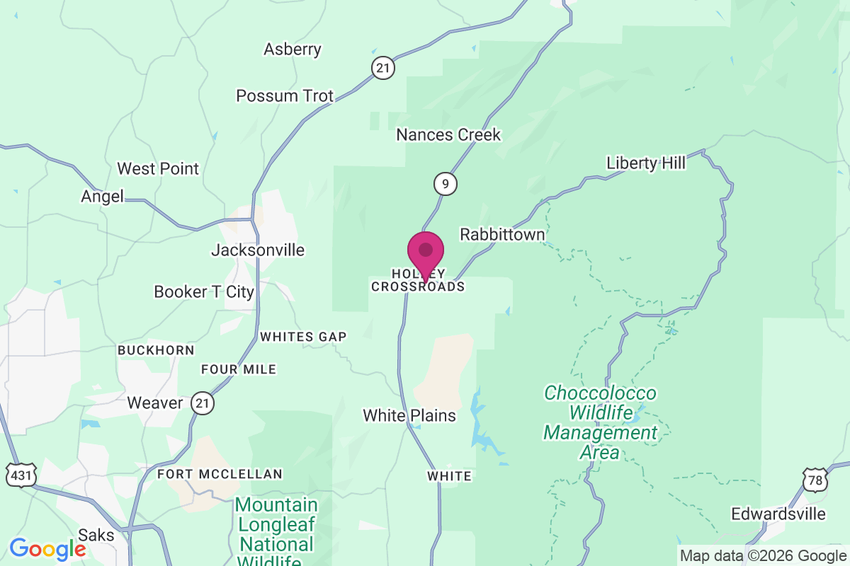 Holley Crossroads map