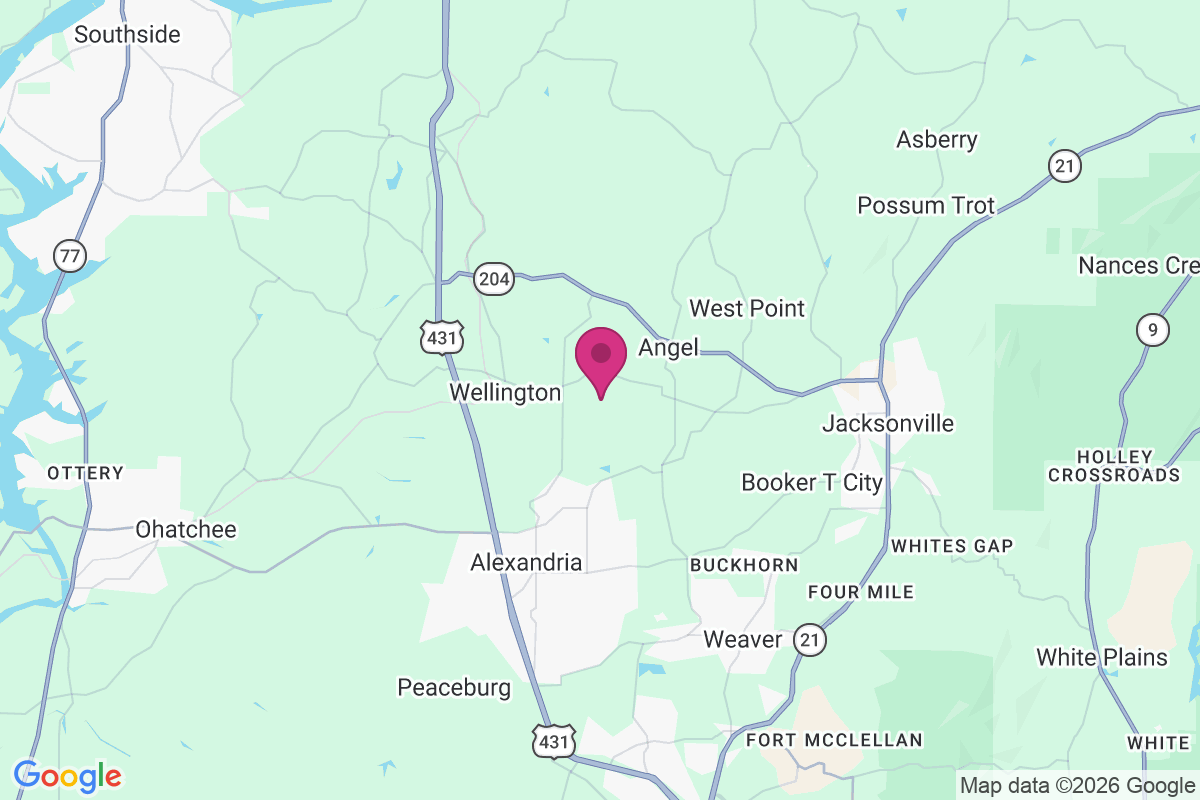 Prickettville map