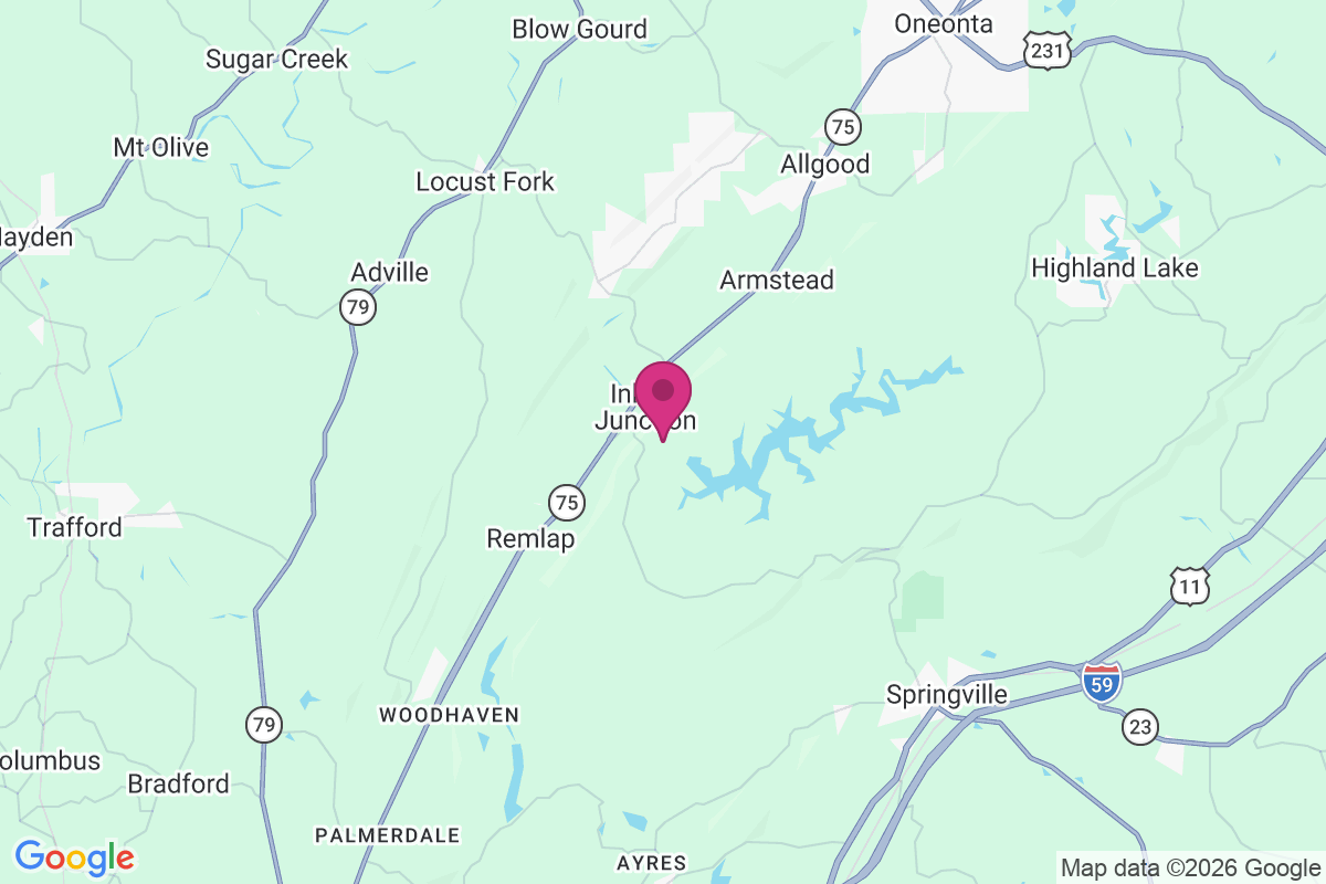 Inland Junction map