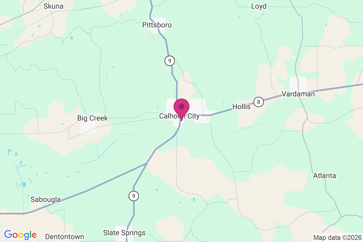 Calhoun City map